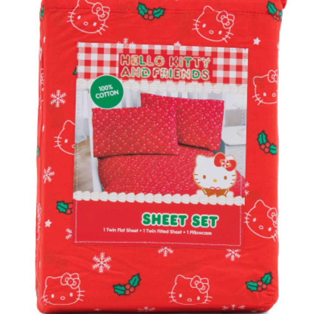 Hello Kitty Christmas Sheet Set (Full)
